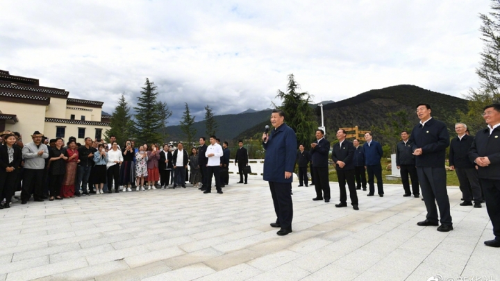 Presidente chinês realiza visita de inspeção a Nyingchi do Tibet